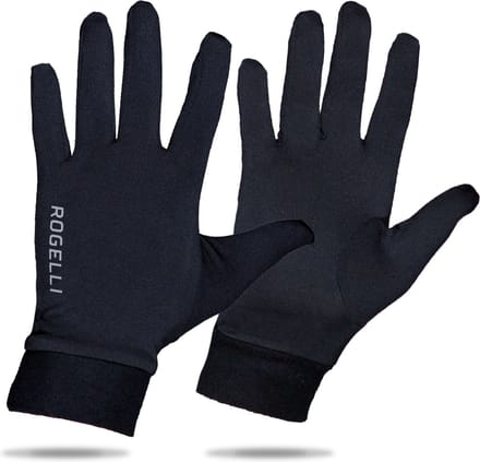 Rogelli Oakland Dames en Heren Hardloop handschoenen - Zwart