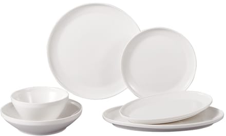 Mulex Sara Serviesset - 27-delig - Wit - Porselein