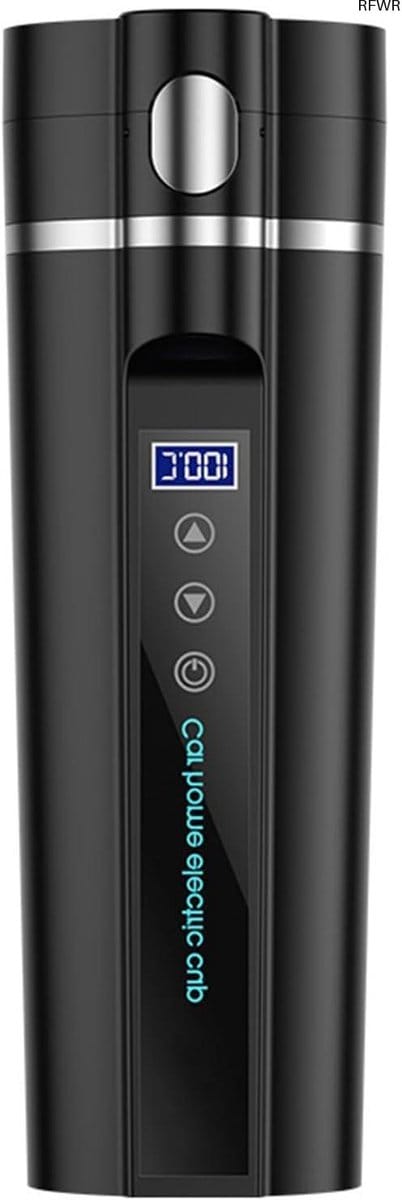 RFWR® Waterkoker 12V/24V voor Auto met LCD-Display en Instelbare Temperatuur