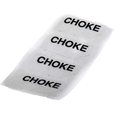 Sticker choke
