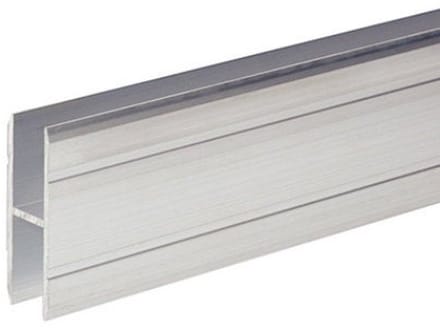 Adam Hall 6127 Aluminium H-Section 10 mm for Joining large Panels Aluminium h-profiel voor panelen, 1 meter