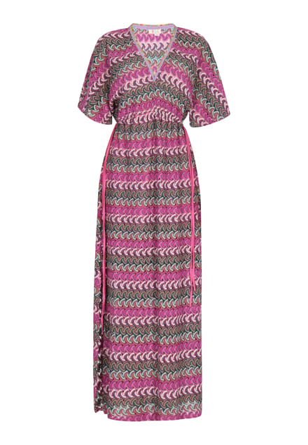 IZIA Jurk Dames Roze Veelkleurig