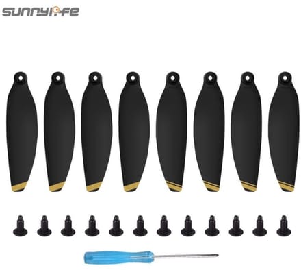 Low Noise Propellers - DJI Mini 2/SE - Zwart Goud