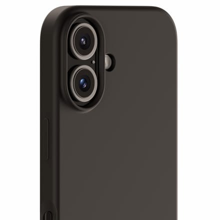 Holdit Silicone Case geschikt voor Apple iPhone 16 - Zwart