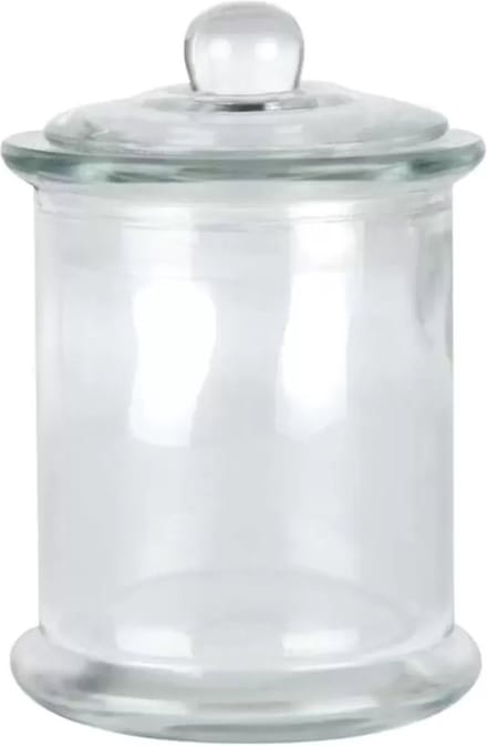Creativ Company Pot met deksel, h: 14,5 cm D 8 cm, 10 stuks