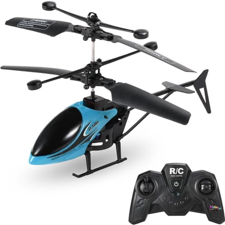 Hélicoptère RC télécommandé, Mini jouet RC pour enfants bleu