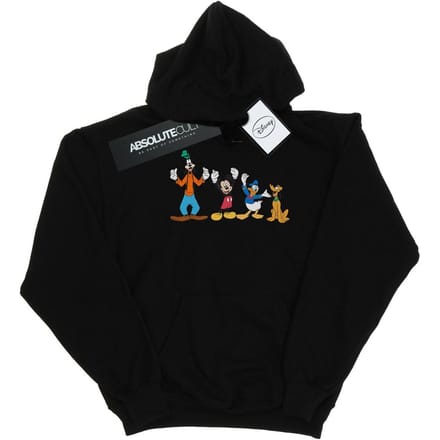 Disney Heren Mickey Mouse Friends Hoodie (Zwart)