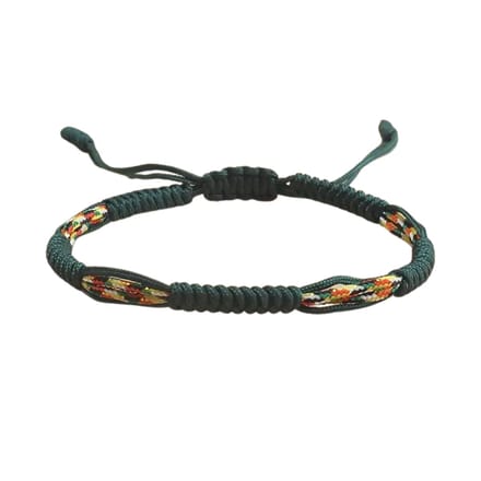 Nivard Armband - Staal - Nep Zilver - Dames - Groen