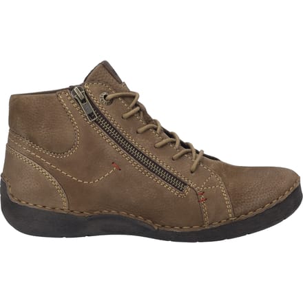 Josef Seibel - FERGEY 67 - Hoge sneakersVeterlaarzenDames veterschoenenDames sneakersHalf-hoge schoenen - Kleur: Bruin - Maat: 39