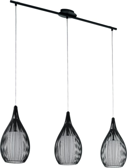 EGLO Razoni Hanglamp - E27 - 99 cm - Zwart/Wit