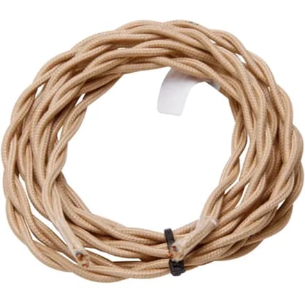 Kopp Textielsnoer 2m 2x0,75 Mm² Beige