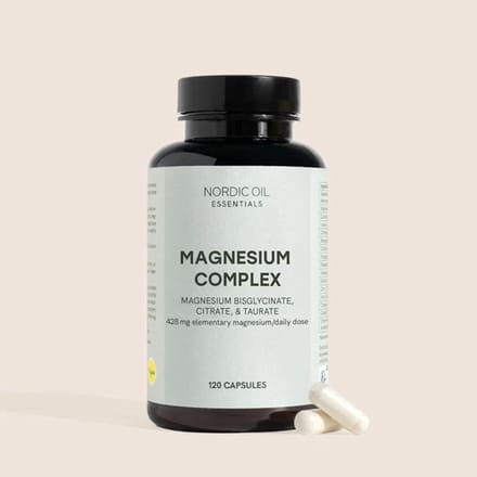 Nordic Oil© - Magnesiumcomplex - 120 Vegan Capsules - 40 dagelijkse dosis
