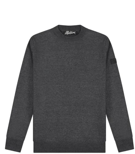 Malelions - Trui Anthraciet Malelions Sweaters Anthraciet Mm3-aw24-05