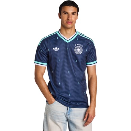 Adidas Germany Truien/Replica's Heren - Blauw - Maat S - Poly Jersey