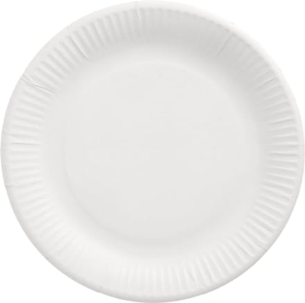 Pure kartonnen borden [100st] - Ø 23 cm - wit - FSC