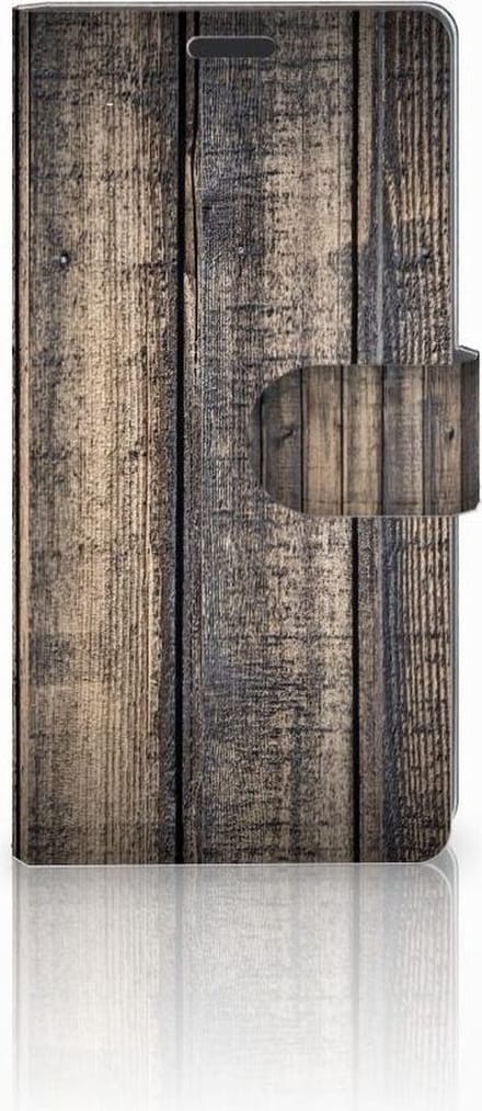 Sony Xperia Z3 Book Style Case Steigerhout