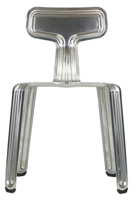 Moormann - Pressed Chair - aluminium - zilver