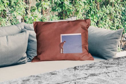 Buitenkussens - Man - Vintage - Design - 60x40 cm - Weerbestendig