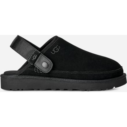 UGG® Goldencoast Clog II for Men in Black, Size 9, Suede/Polyester
