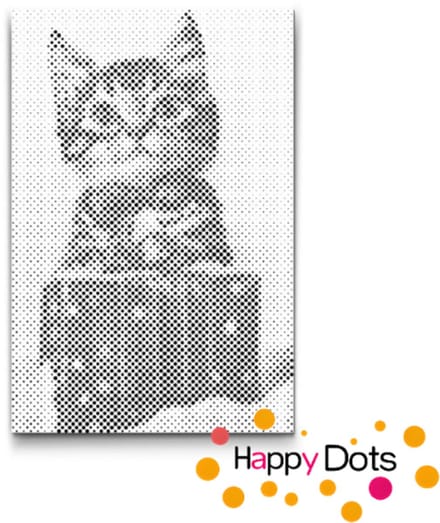 HappyDots DOT Painting Katten 20 20x30cm
