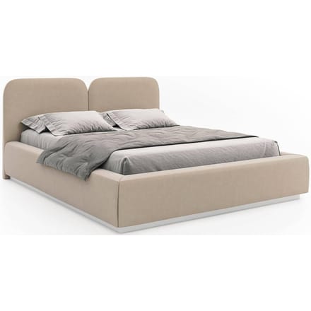 Bedframe Cremona velvet 140 x 200 cm | Selsey Design
