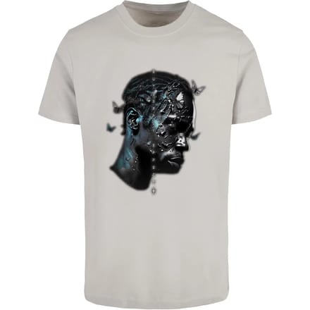 Mister Tee - Butterfly Effect Heren Tshirt - M - Grijs