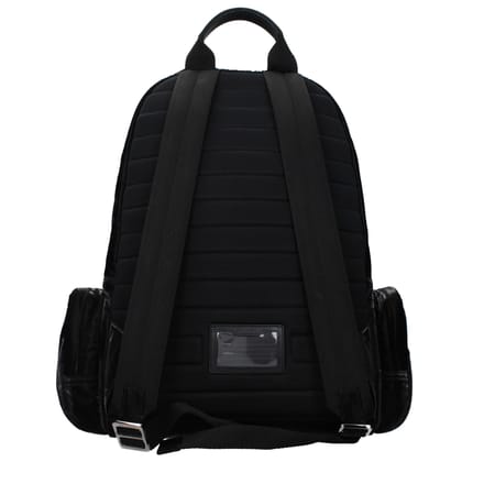 Zwarte Nylon Rugzak