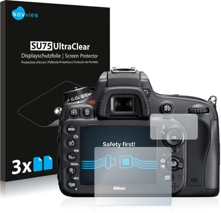 Savvies - Screenprotector voor Nikon D610 - Folie Beschermfolie transparant 6 Stuks