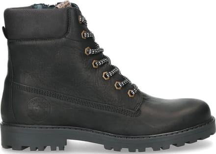 Develab Jongens Veterboots 41251 - Zwart - Maat 36