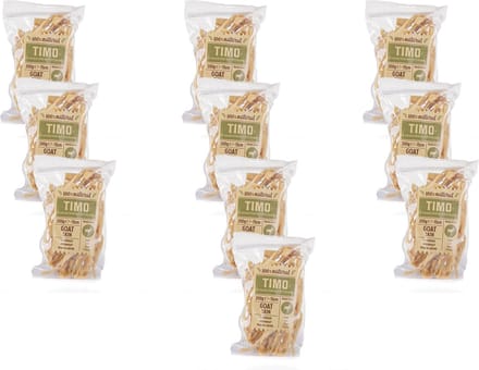 Timo Geitenhuid - Hondensnacks - 10 x Geit 15 cm 200 g