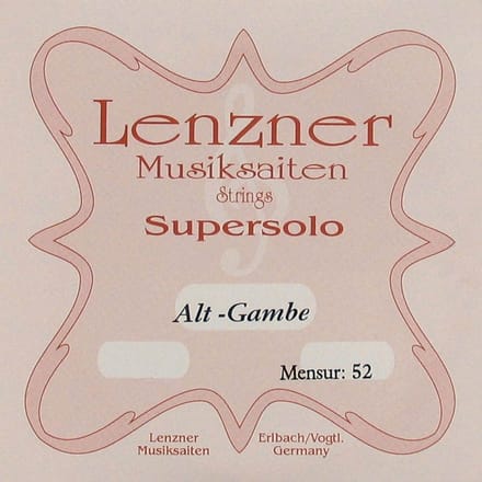 Lenzner LAG-A3 A-3 string for alto viola da gamba, gut, scale: 52 cm.