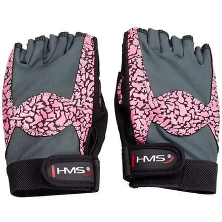HMS RST03 - Trainingshandschoenen - Roze/Grijs - L - Ventilerend