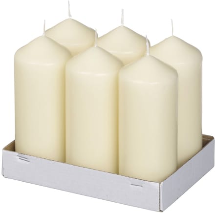 Bolsius Neutrale Stompkaars 150/60 Ivoor (6 stuks)