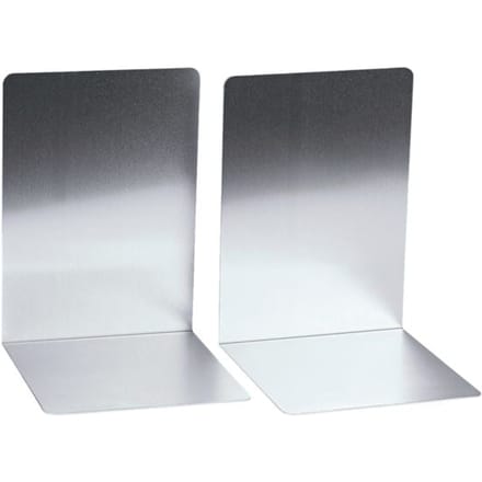Aluminium boekensteunen set van 2, 160 x 150 x 210 mm