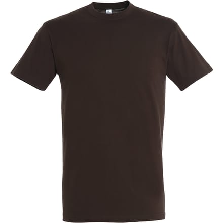 SOLS Heren Regent T-Shirt met korte mouwen (Chocolade)