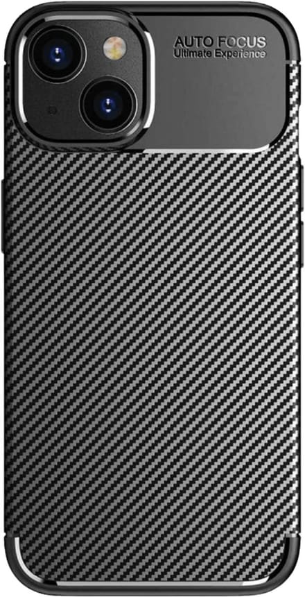 Just in Case Rugged TPU Case hoesje voor iPhone 14 - zwart