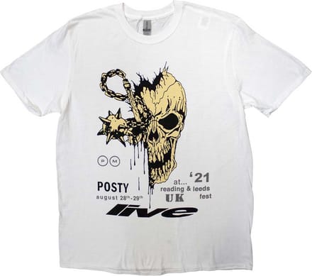 Post Malone - Leeds & Reading Heren T-shirt - S - Wit