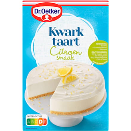Kwarktaart citroensmaak bakmix