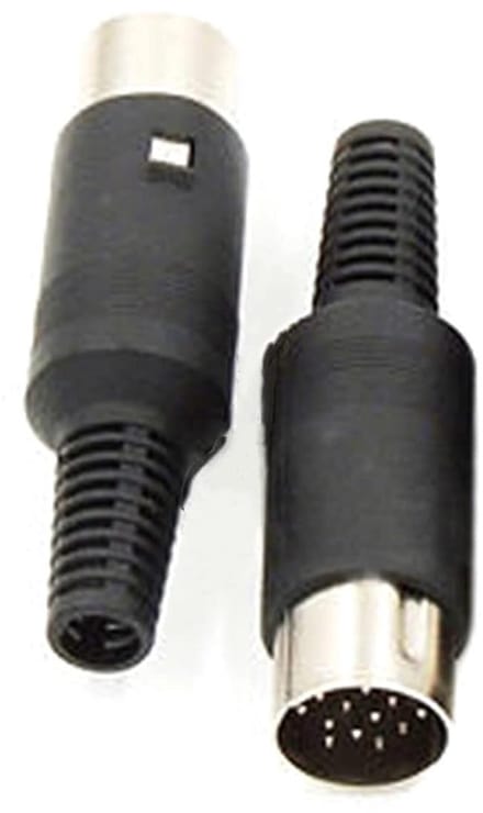2 stuks 13-pins DIN Mannelijke Inline Audio Adapter Kabel Connector