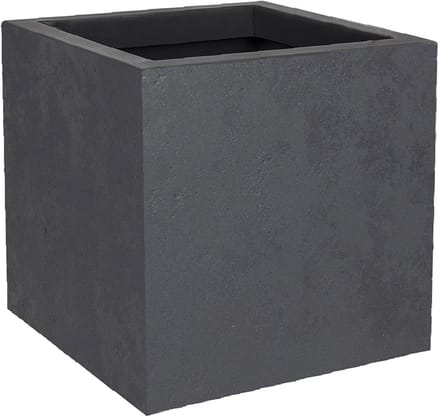 EDA plantenbak BASALT UP, vierkant, 295 mm, antraciet