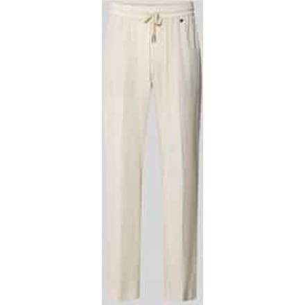 relaxed fit broek met elastische tailleband model 'ELLIOT'