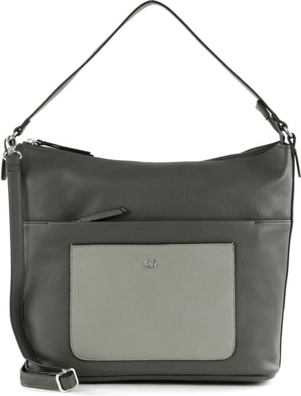 GERRY WEBER Schoudertas Vistara Hobo Dark Grey Grijs