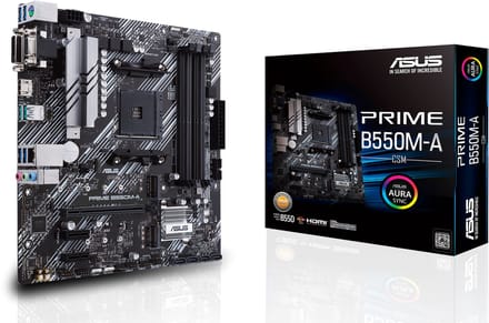 ASUS PRIME B550M-A/CSM Moederbord - AMD B550 - AMD AM4 - DDR4 RAM - Micro-ATX