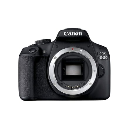 Canon EOS 2000D Lichaam - Zwart