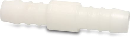 Deltafix verbindingspijpje nylon wit 6 mm 1 st.