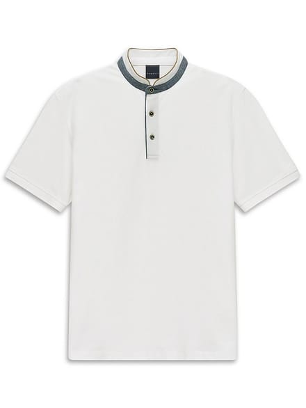 Bugatti Herren Polo Modern Fit van puur katoen
