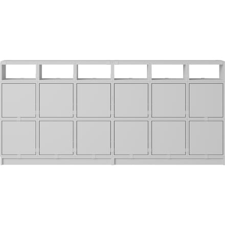 Muuto Stacked Storage Sideboard Configuratie 1 - grijs