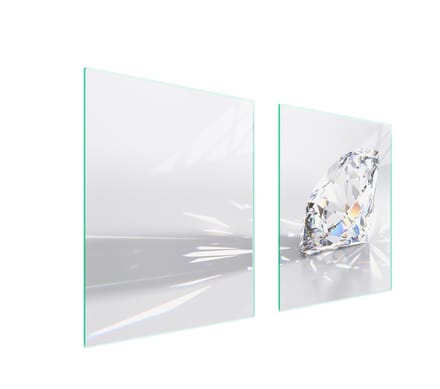 TMK ArtDeko - Snijplank - Glas - Diament Wzor - 85x52 cm