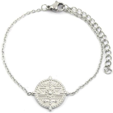 Jomide Armband Munt Zilverkleurig - Dames