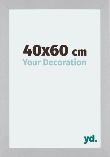Your Decoration - Fotolijst 40x60 cm - MDF - Zilver Mat - Mura